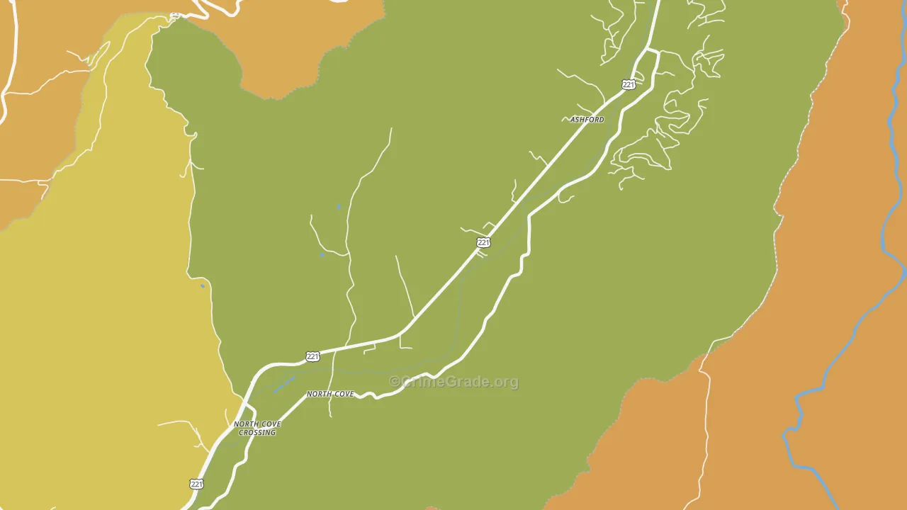 North Cove, NC Map of Murder Rates