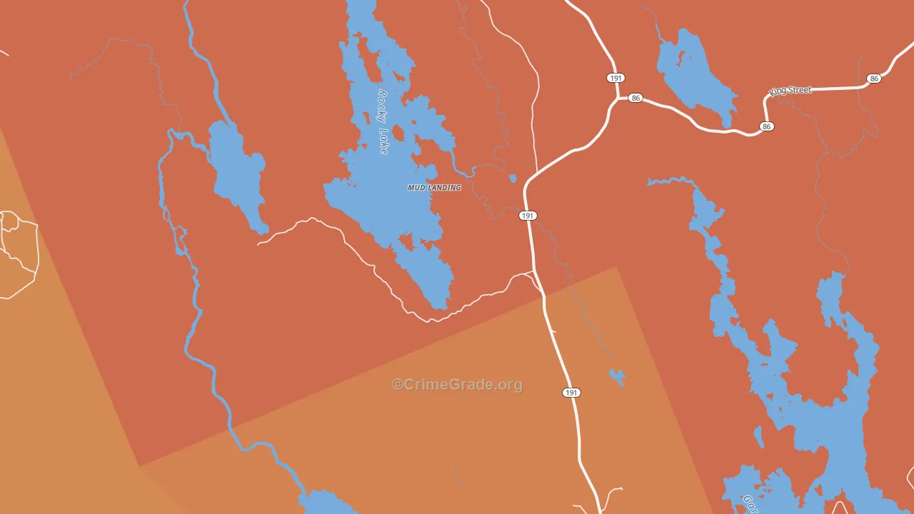 North Cutler, ME Map of Murder Rates