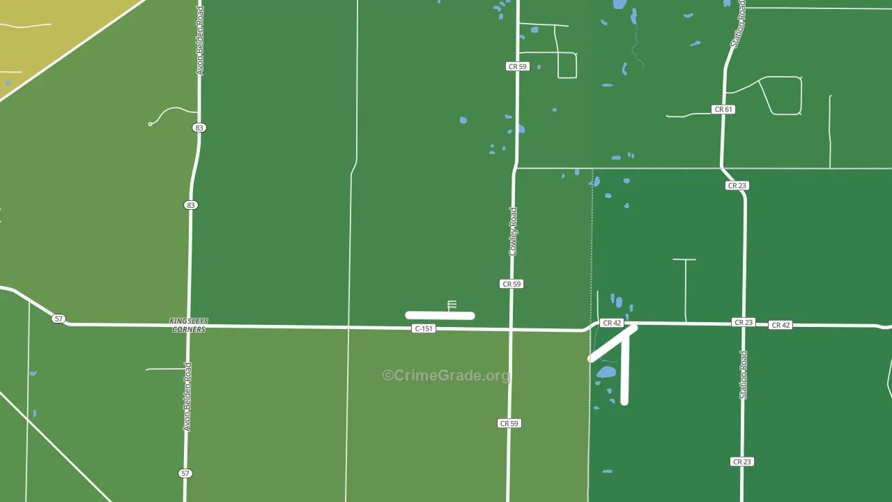 North Eaton, OH Map of Murder Rates