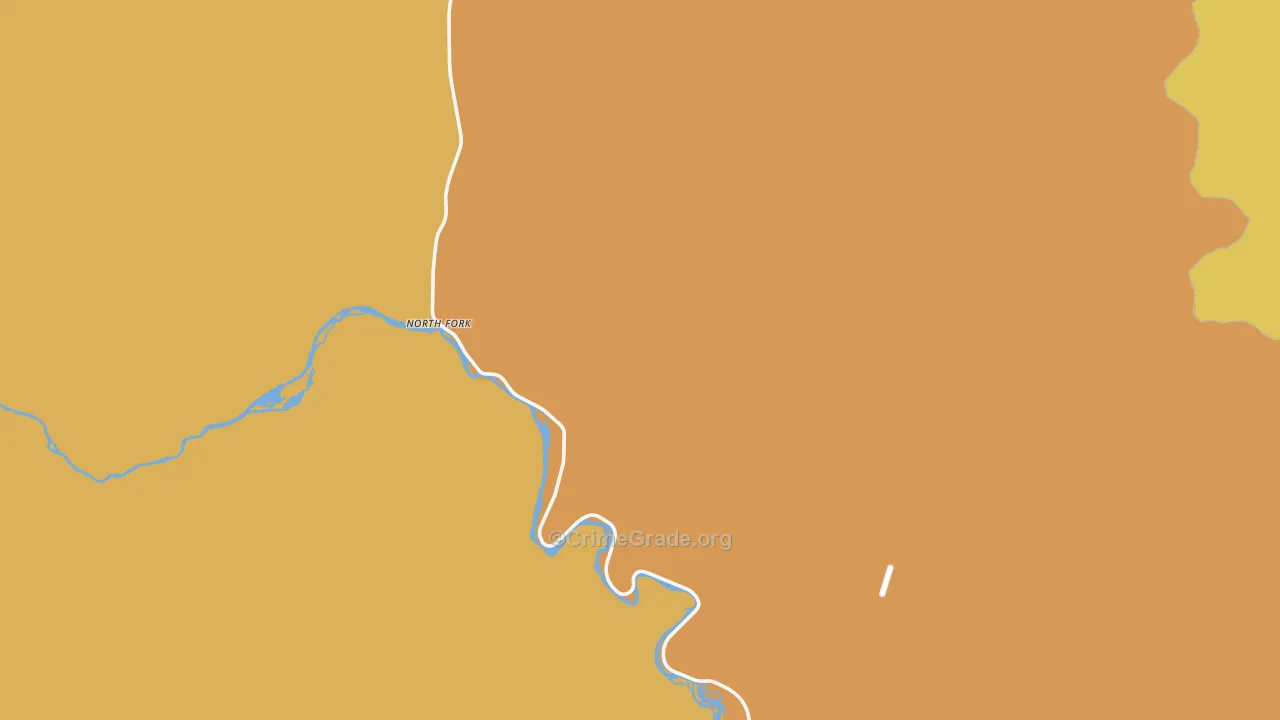 North Fork, ID Map of Murder Rates