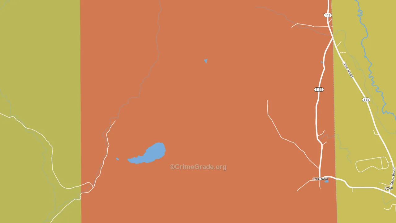 North Fryeburg, NH Map of Murder Rates
