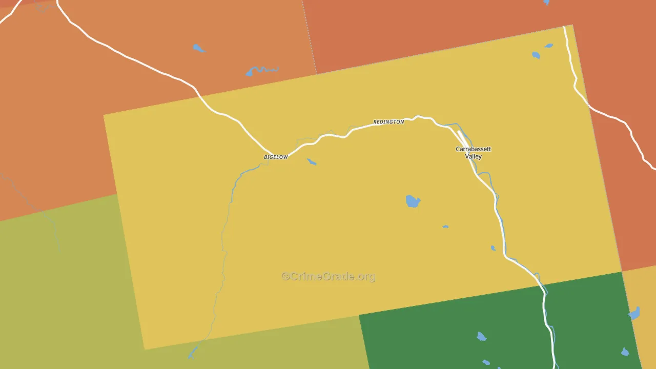 North Jay, ME Map of Murder Rates