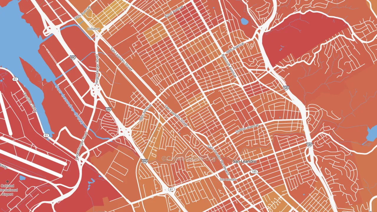 North Stonehurst, Oakland, CA Map of Murder Rates