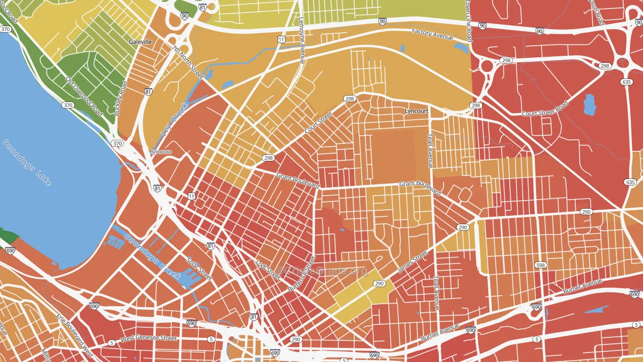 Northside, Syracuse, NY Map of Murder Rates