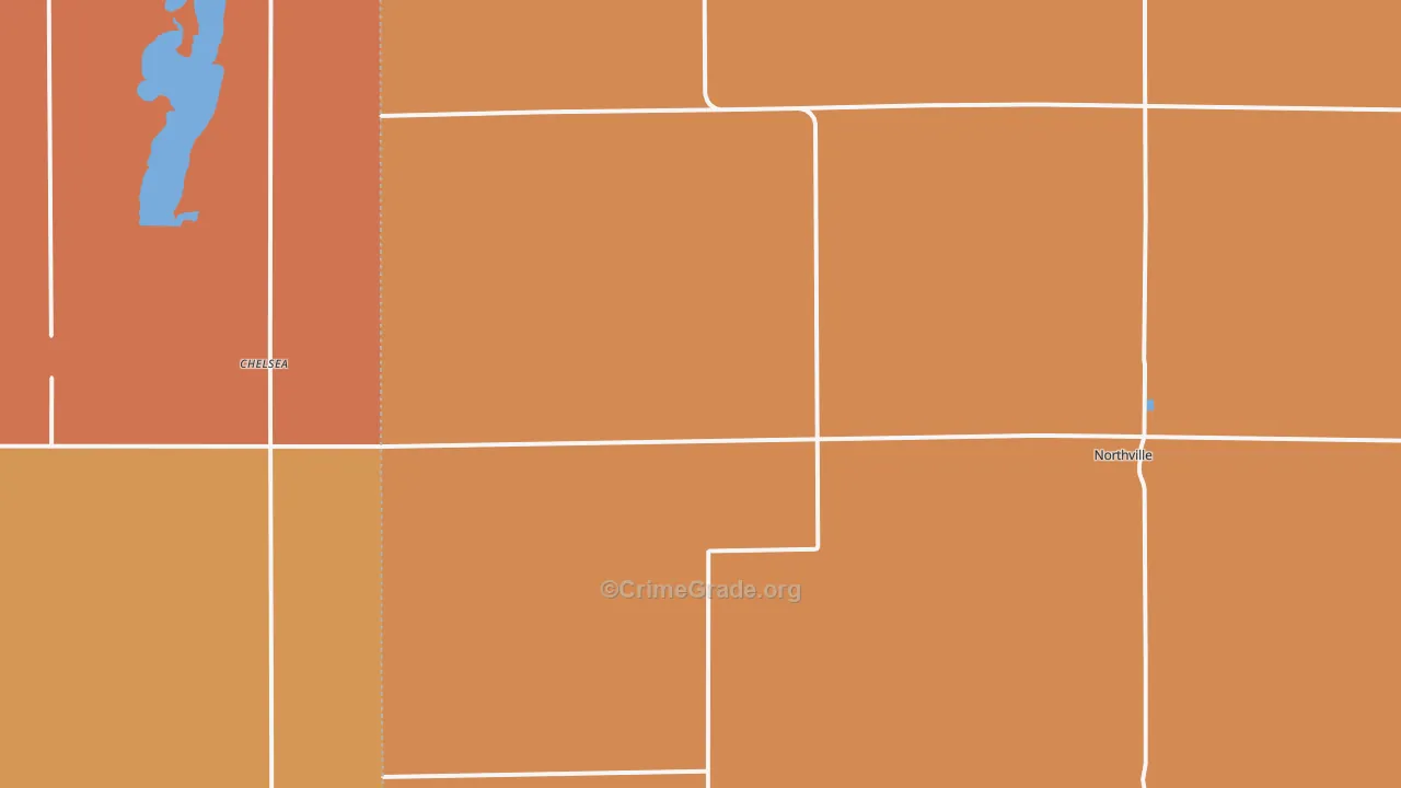 Northville, SD Map of Murder Rates