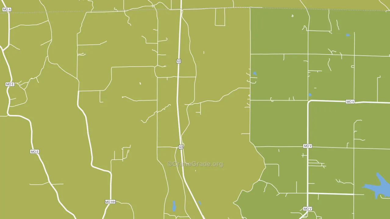 Northwye, MO Map of Murder Rates