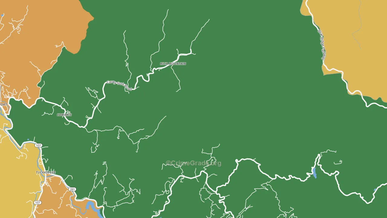 Norton, NC Map of Murder Rates
