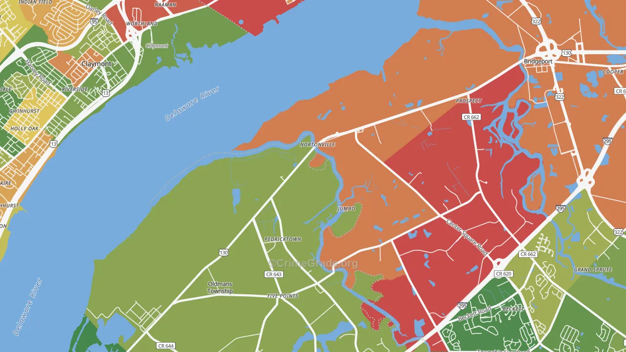 Nortonville, NJ Map of Murder Rates