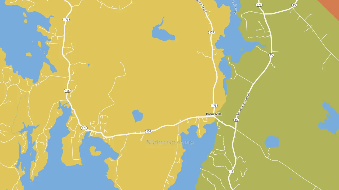 Norumbega, ME Map of Murder Rates