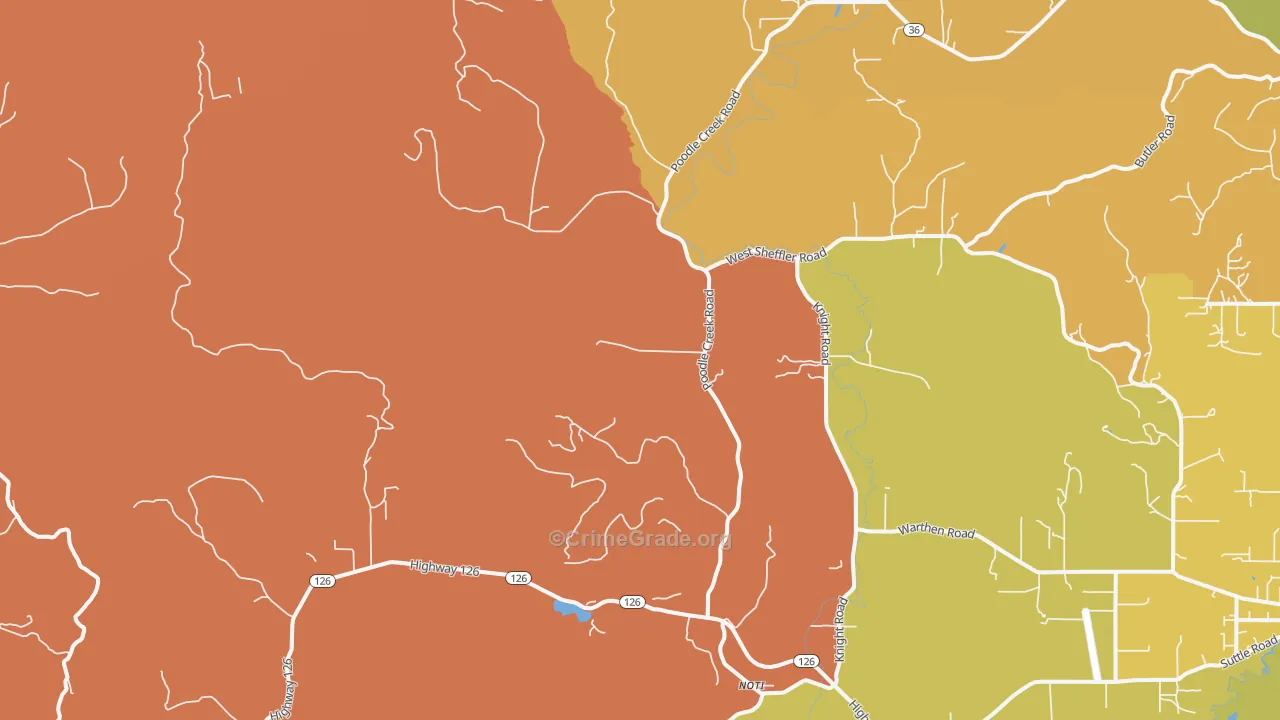 Noti, OR Map of Murder Rates