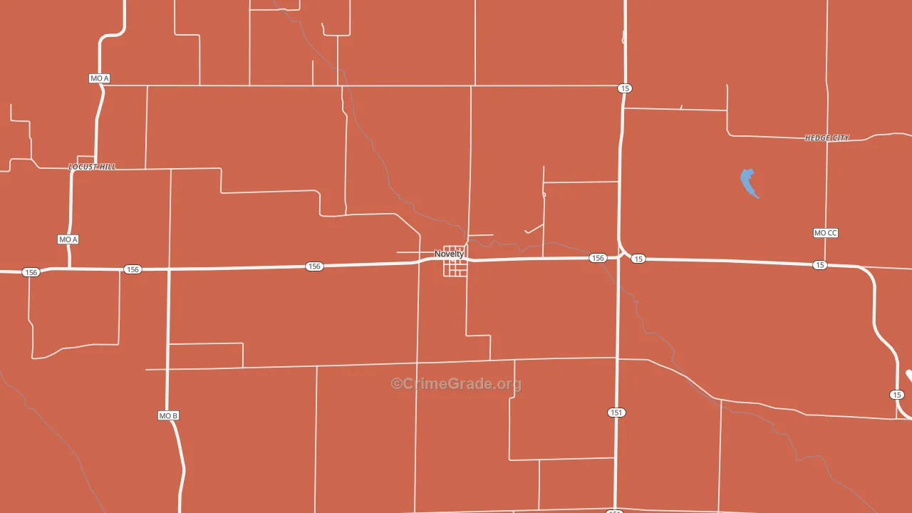 Novelty, MO Map of Murder Rates