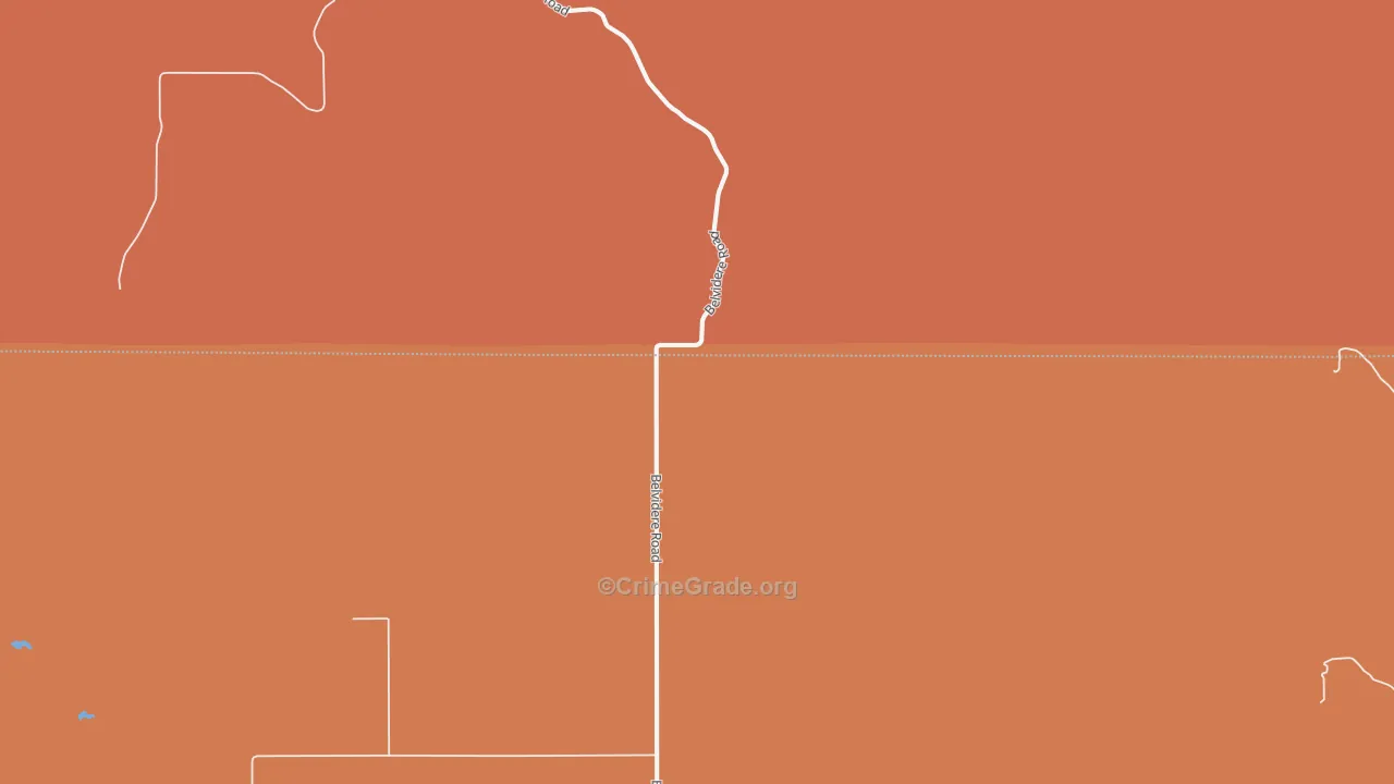 Nowlin, SD Map of Murder Rates