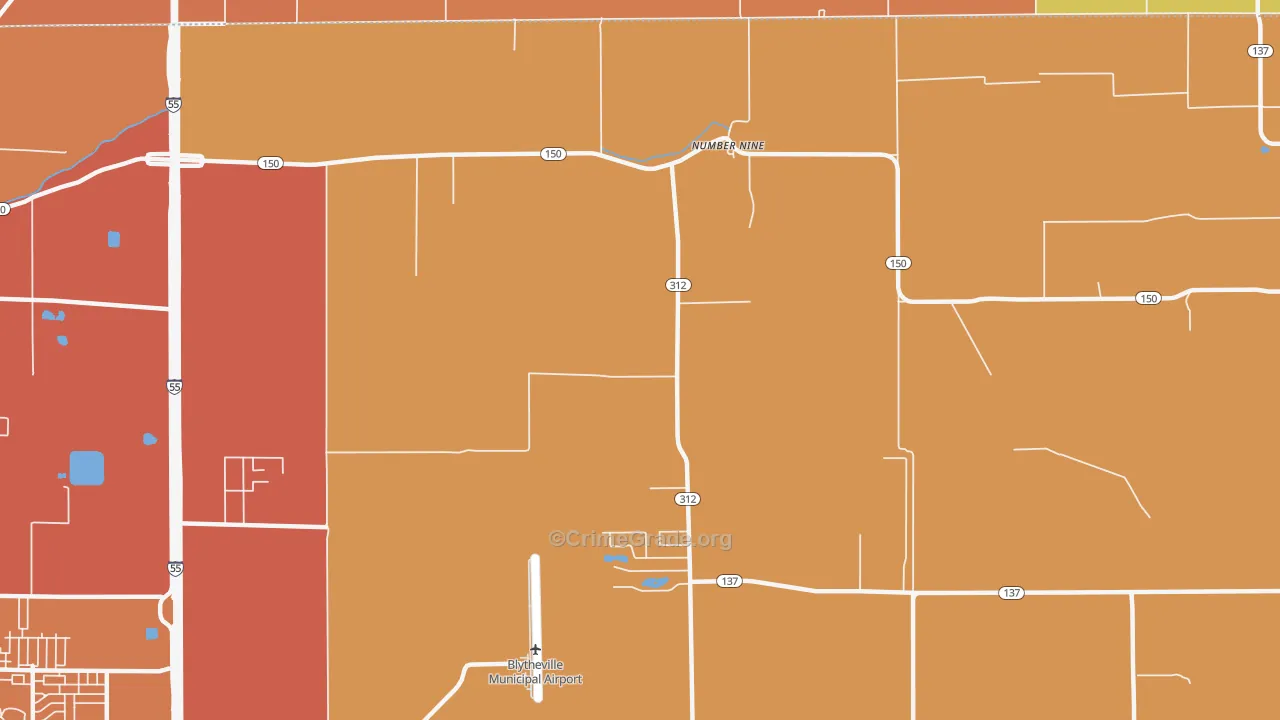 Number Nine, AR Map of Murder Rates
