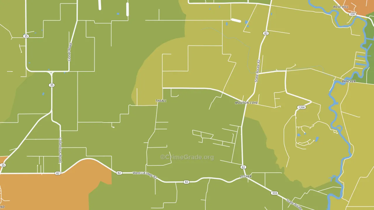 Nunez, LA Map of Murder Rates