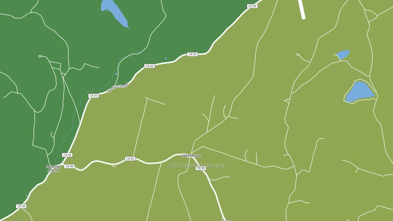 Obernburg, NY Map of Murder Rates