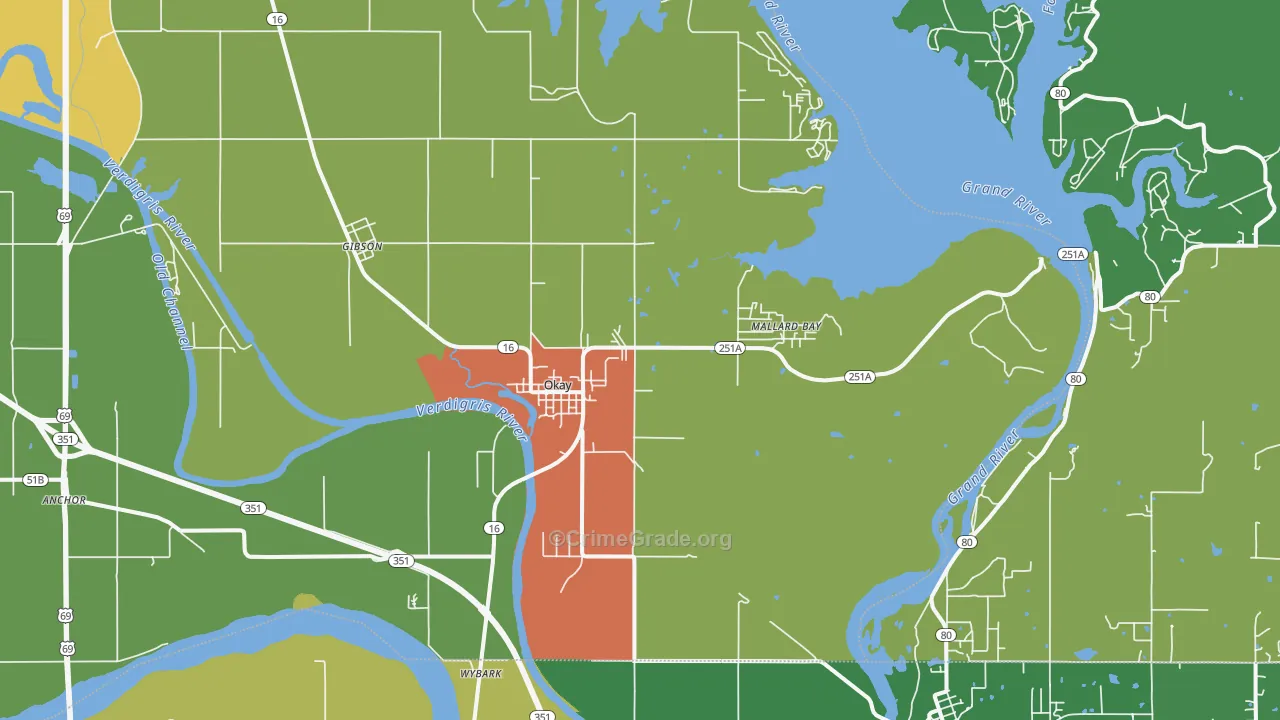 Okay, OK Map of Murder Rates