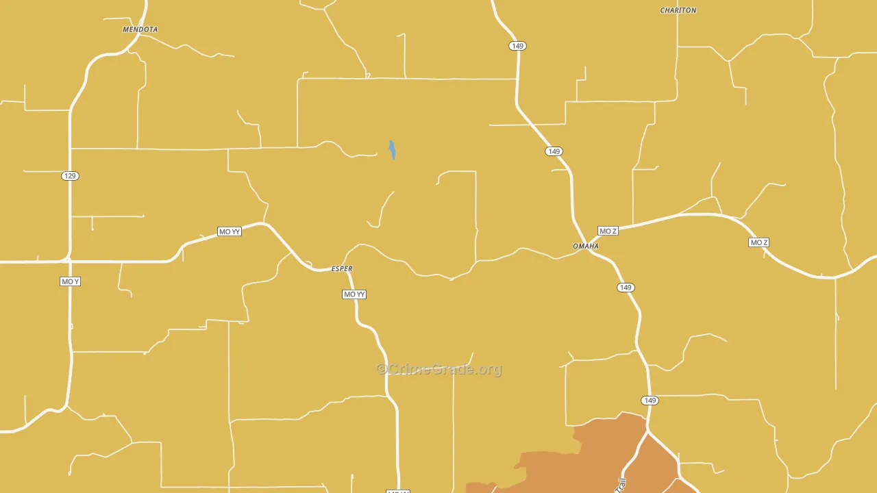 Omaha, MO Map of Murder Rates