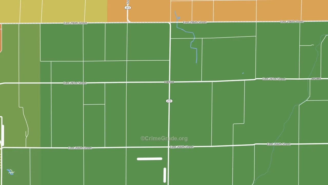 Omega, IN Map of Murder Rates