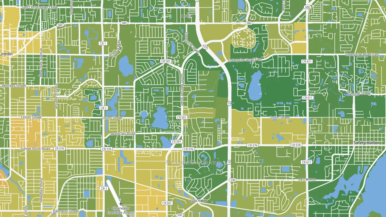 On Top of The World, Clearwater, FL Map of Murder Rates