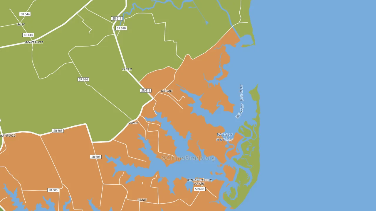 Onemo, VA Map of Murder Rates