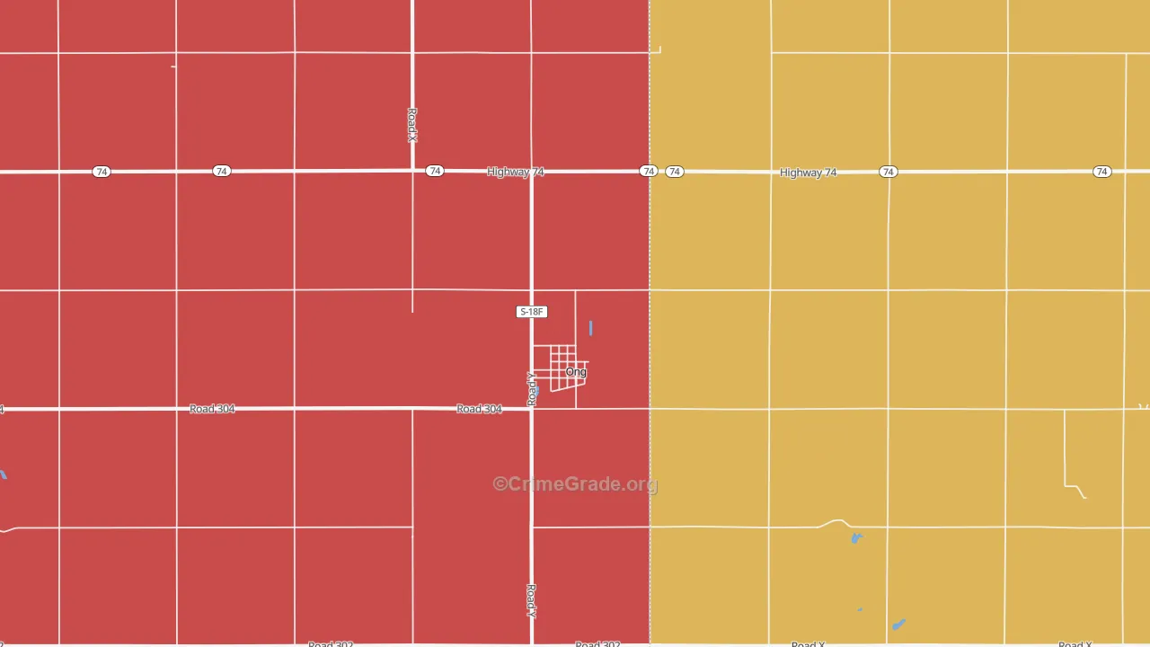 Ong, NE Map of Murder Rates