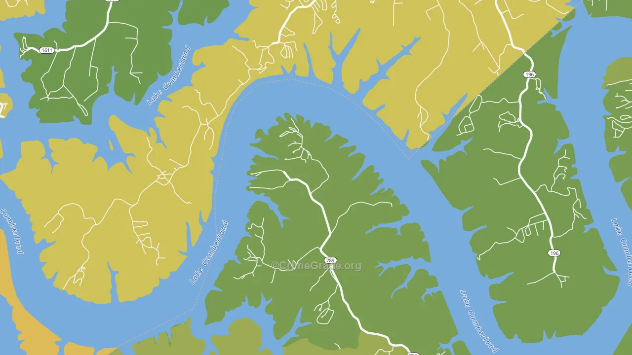 Ono, KY Map of Murder Rates