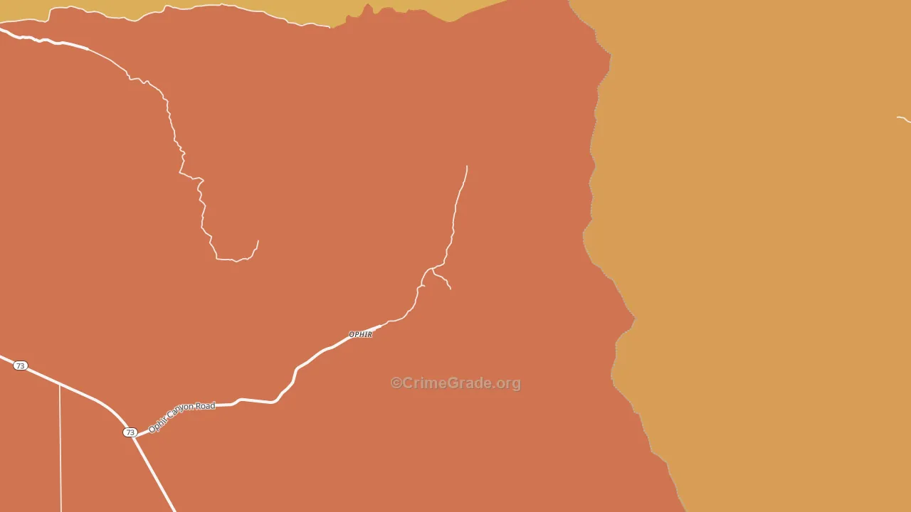 Ophir, UT Map of Murder Rates