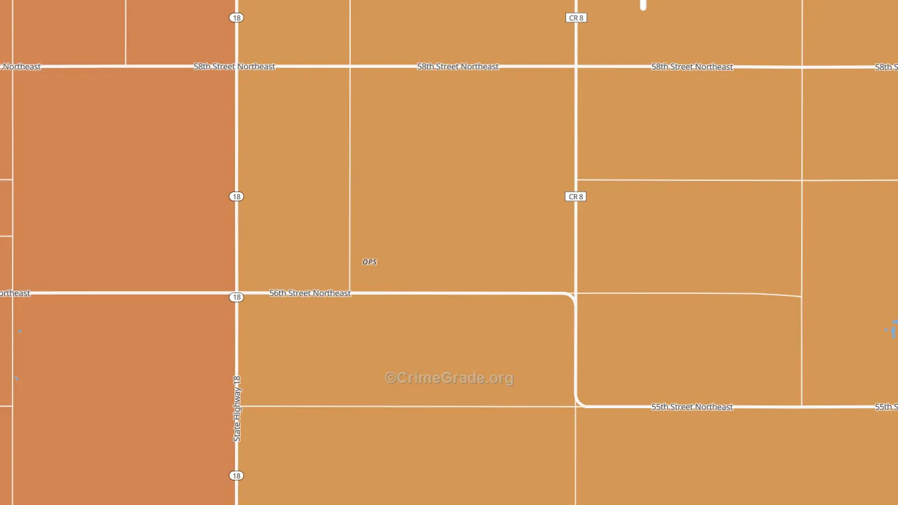 Ops, ND Map of Murder Rates