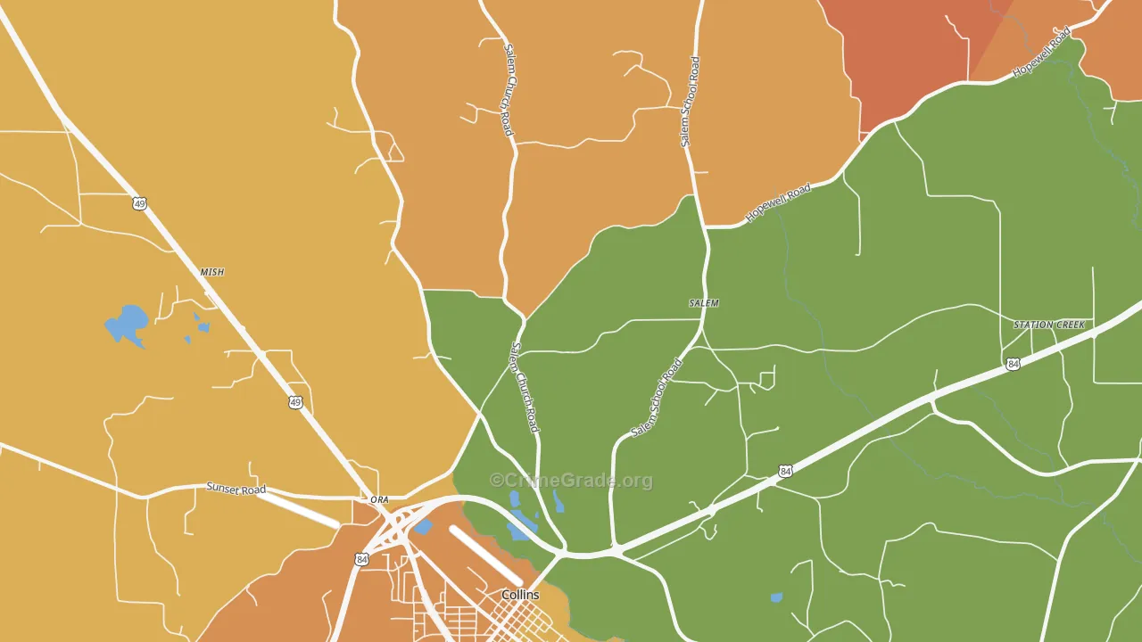 Ora, MS Map of Murder Rates