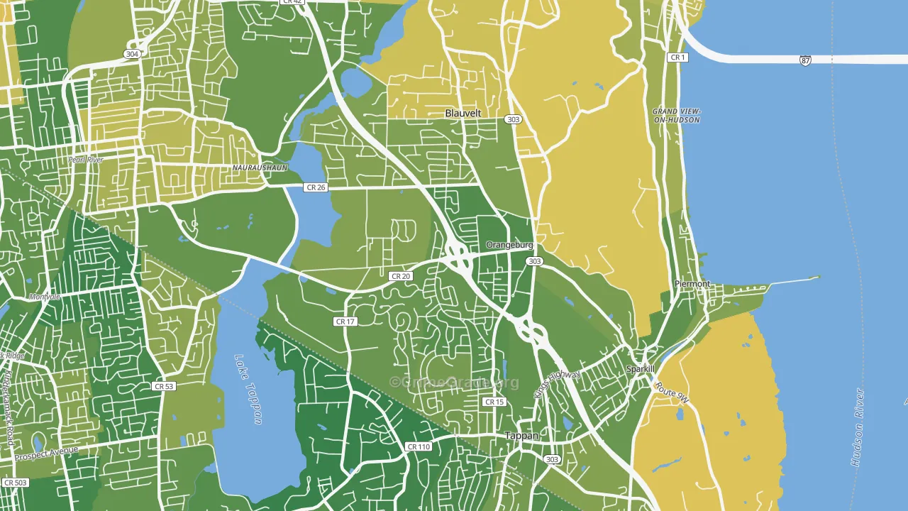Orangeburg, NY Map of Murder Rates