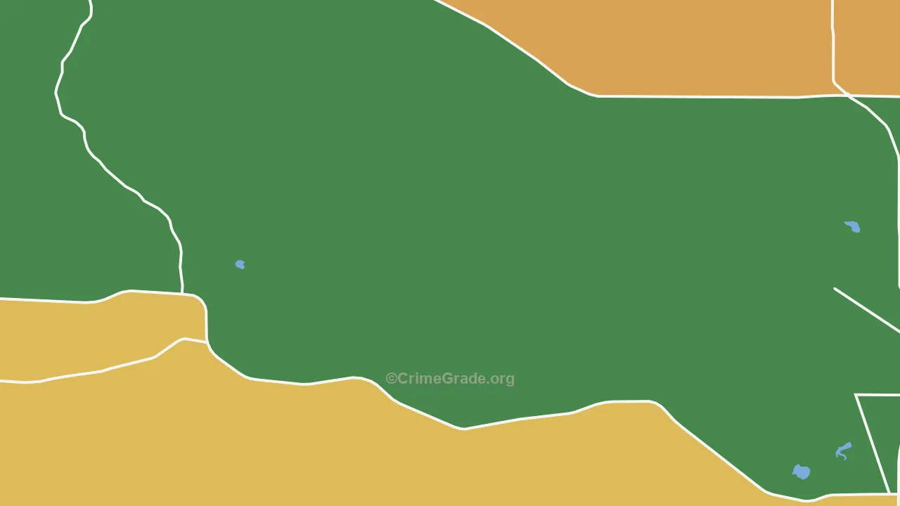 Orchard Valley, WY Map of Murder Rates