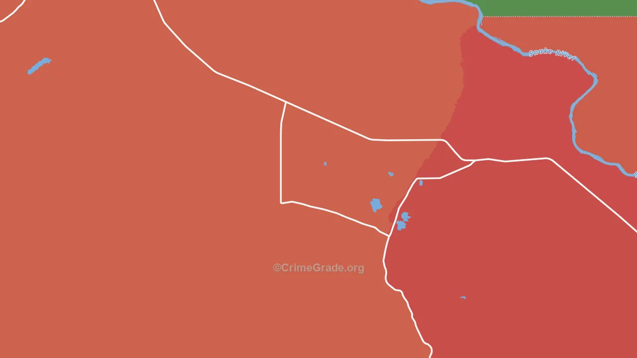 Oreana, ID Map of Murder Rates