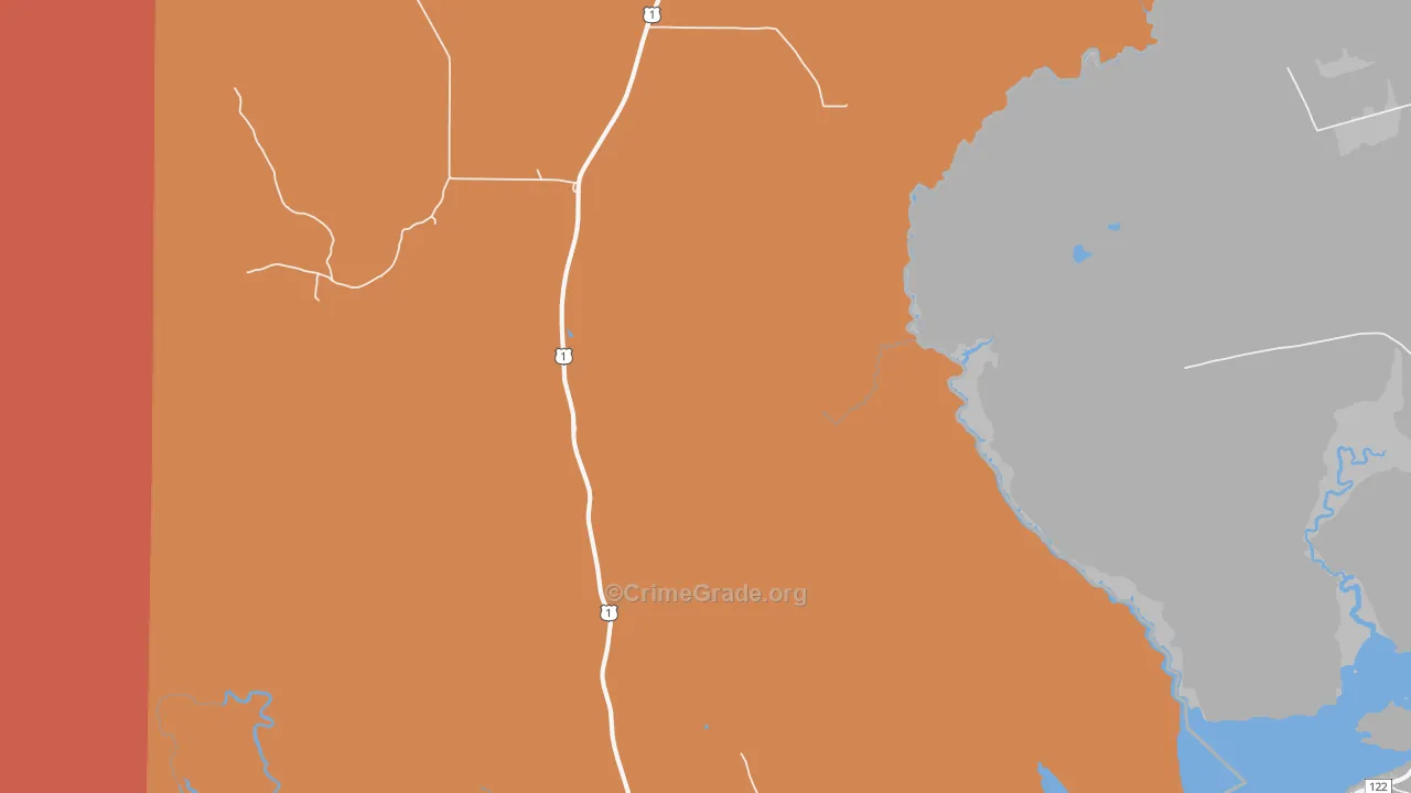 Orient, ME Map of Murder Rates