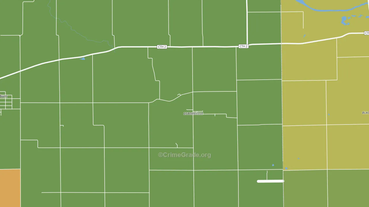 Osbernville, IL Map of Murder Rates