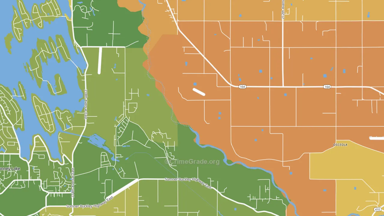 Osceola, WA Map of Murder Rates