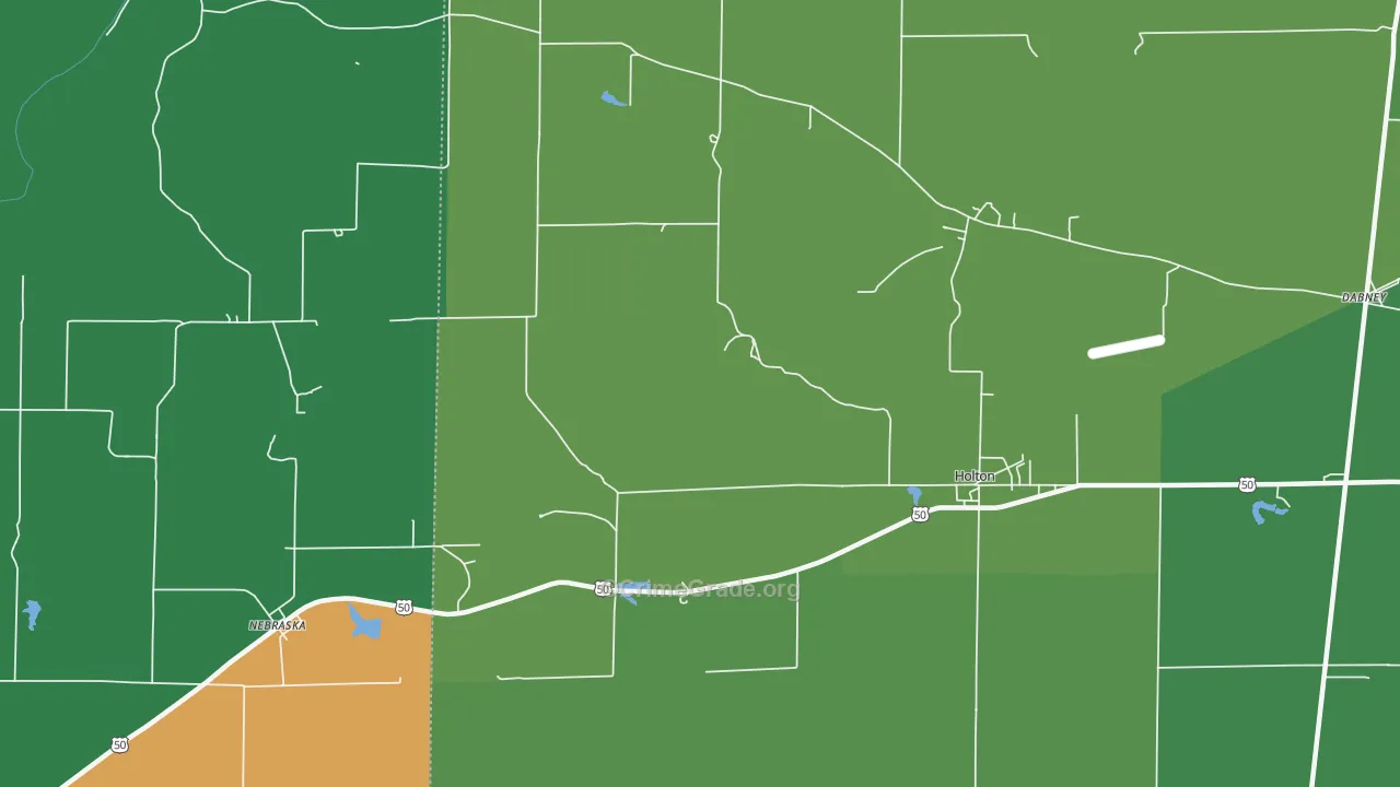 Otter Village, IN Map of Murder Rates