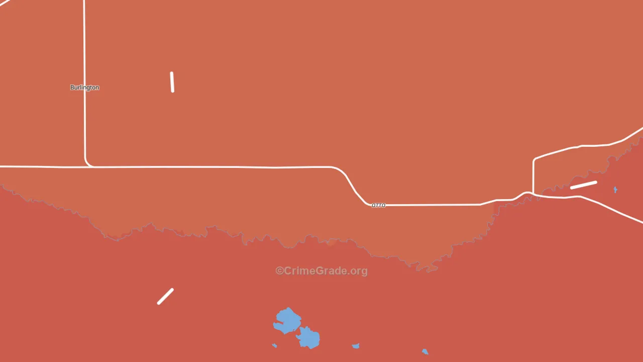 Otto, WY Map of Murder Rates