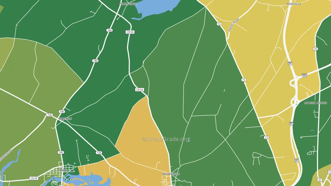 Paddy Hill, NY Map of Murder Rates