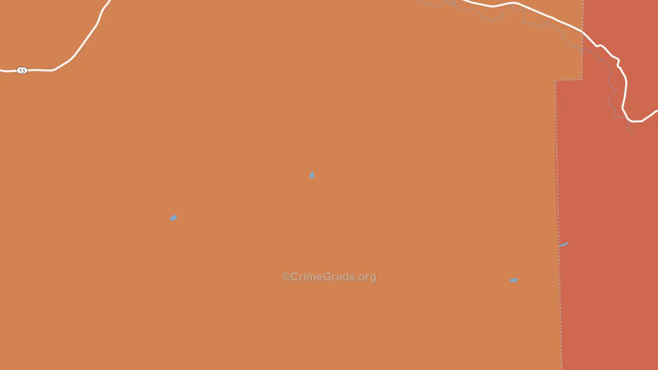 Pagoda, CO Map of Murder Rates