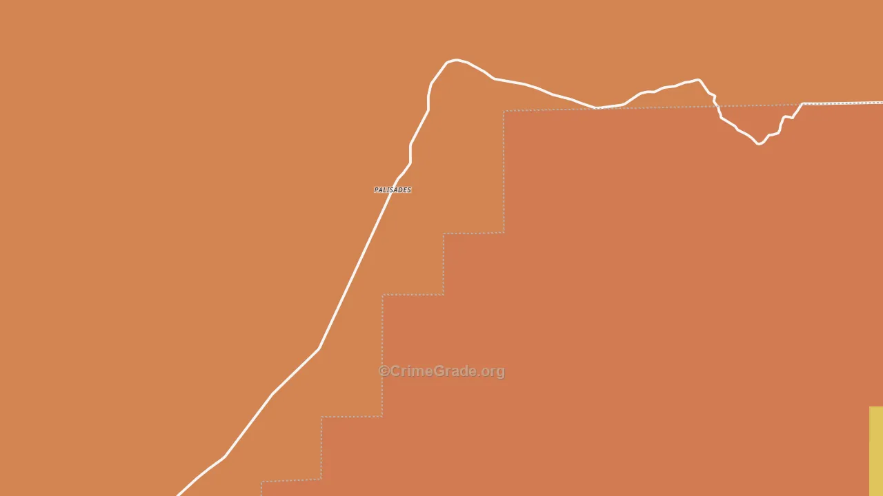 Palisades, WA Map of Murder Rates