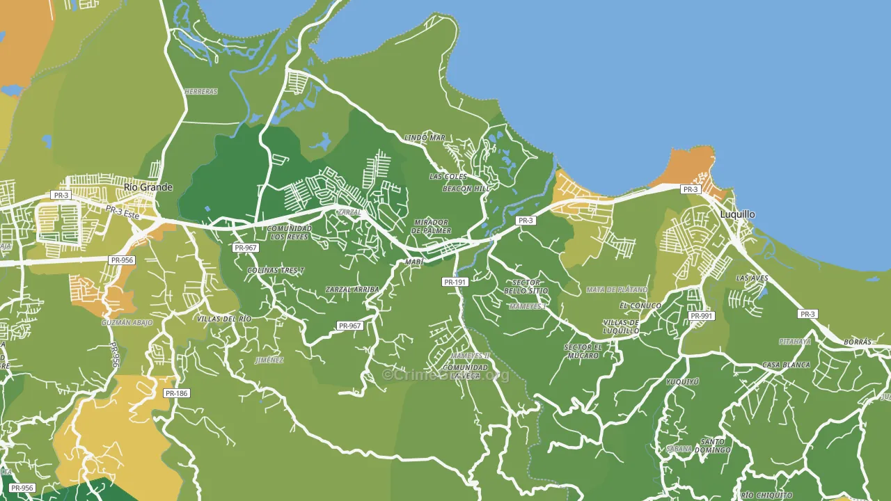 Palmer, PR Map of Murder Rates