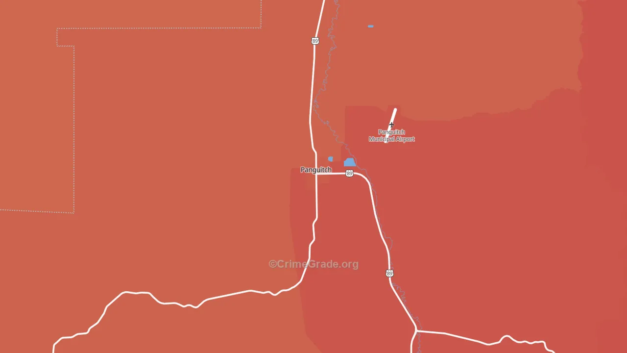 Panguitch, UT Map of Murder Rates