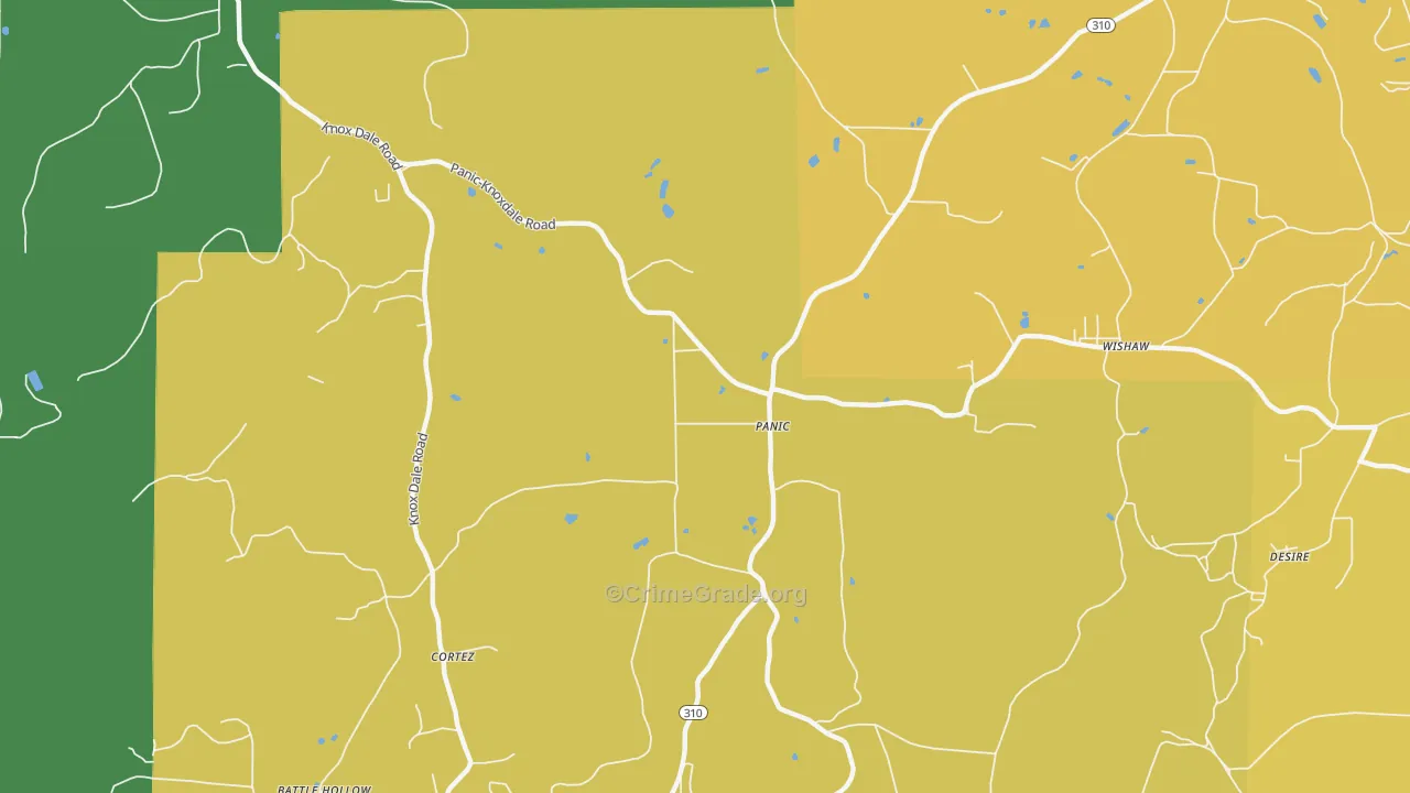 Panic, PA Map of Murder Rates