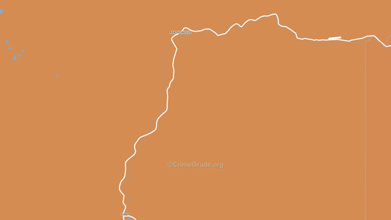 Paradise Hot Springs, ID Map of Murder Rates
