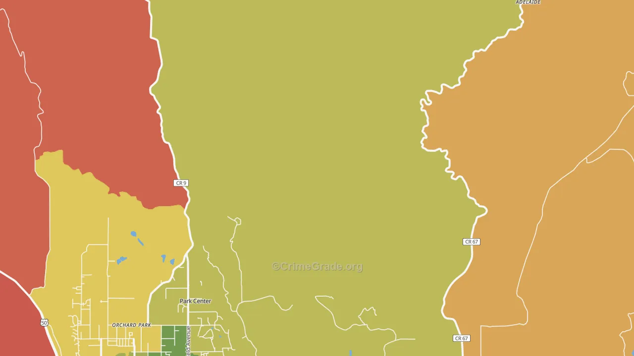 Park Center, CO Map of Murder Rates