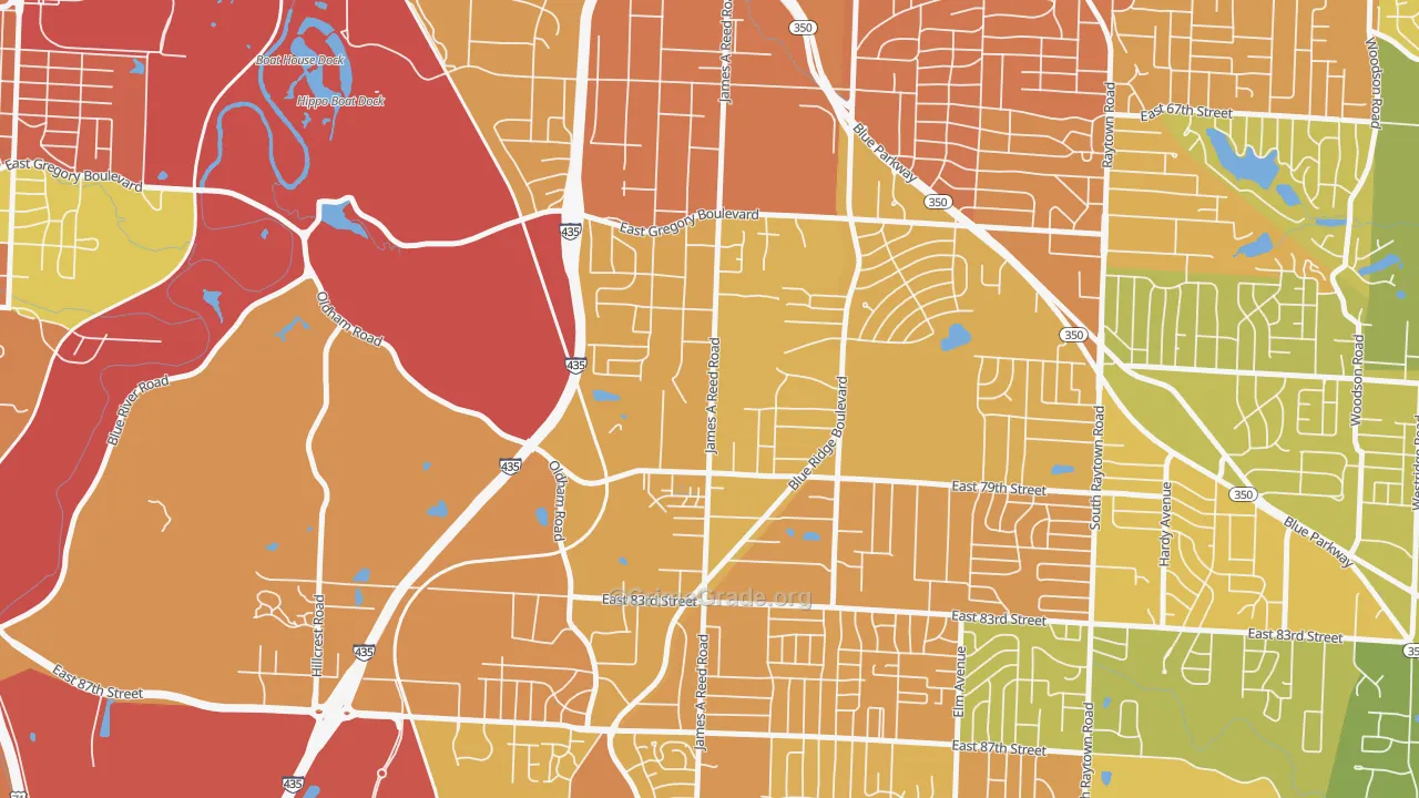 Park Farms, Kansas City, MO Map of Murder Rates