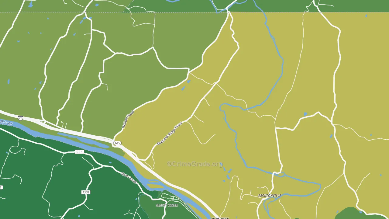 Park Head, MD Map of Murder Rates