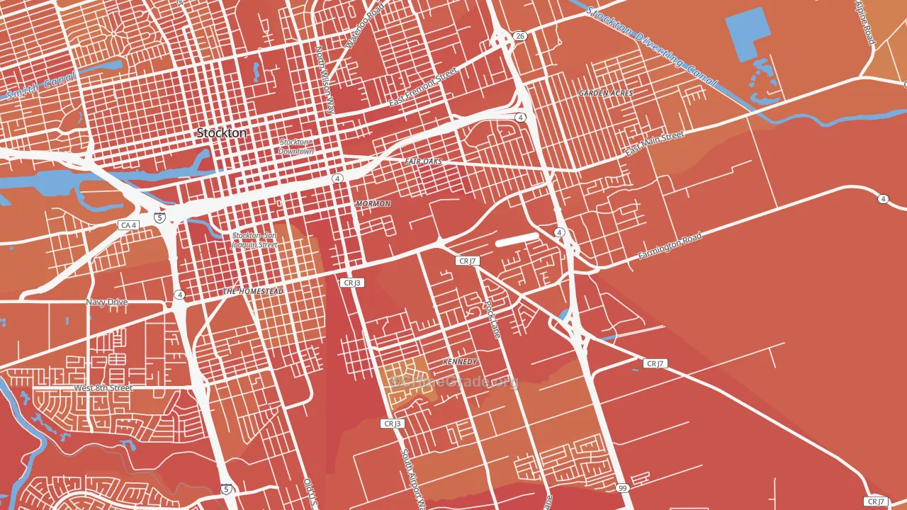 Park, Stockton, CA Map of Murder Rates