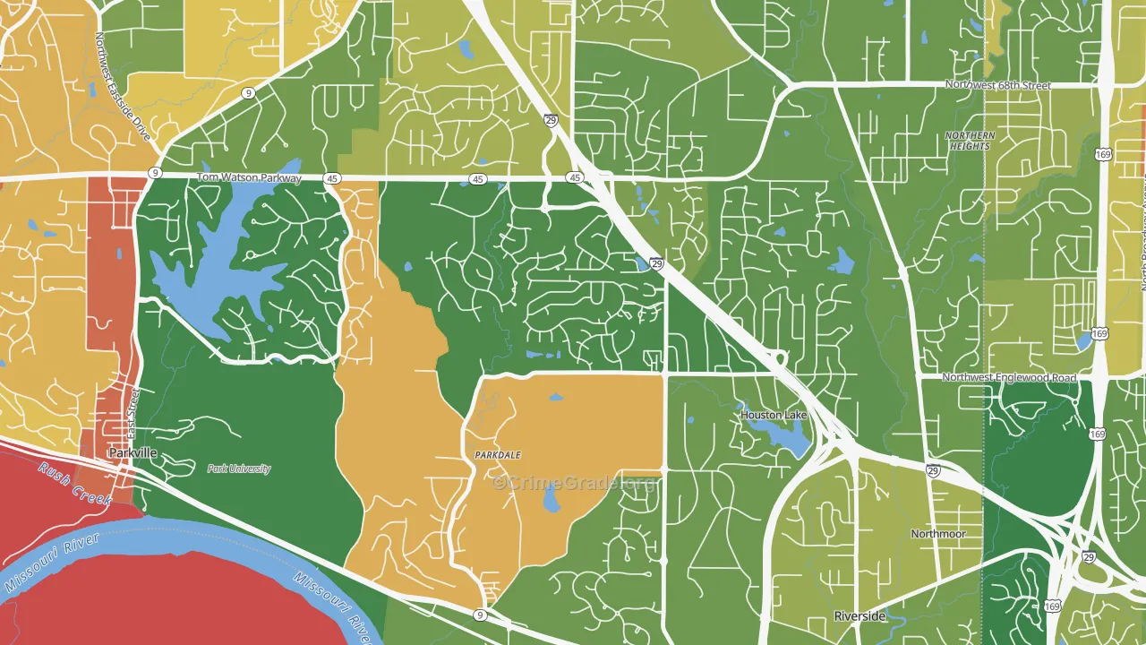 Parkdale-Walden, Kansas City, MO Map of Murder Rates