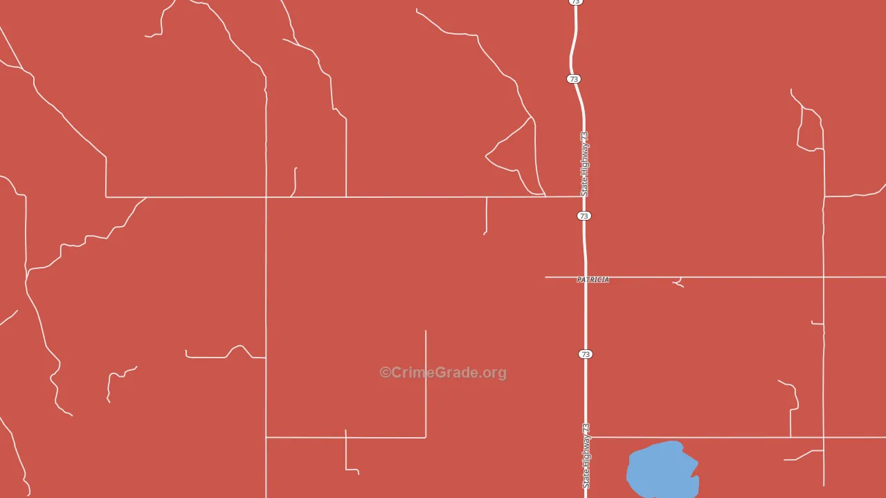 Patricia, SD Map of Murder Rates